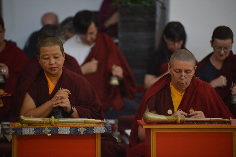 Anila Choenyid and Anila Drolma Mindrolling Mahasangha 2016 | Oberlethe, Germany