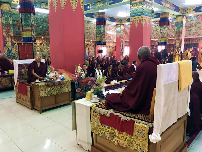 Kybaje Khochhen Rinpoche and HE Minling Jets&uuml;n Khandro Rinpoche