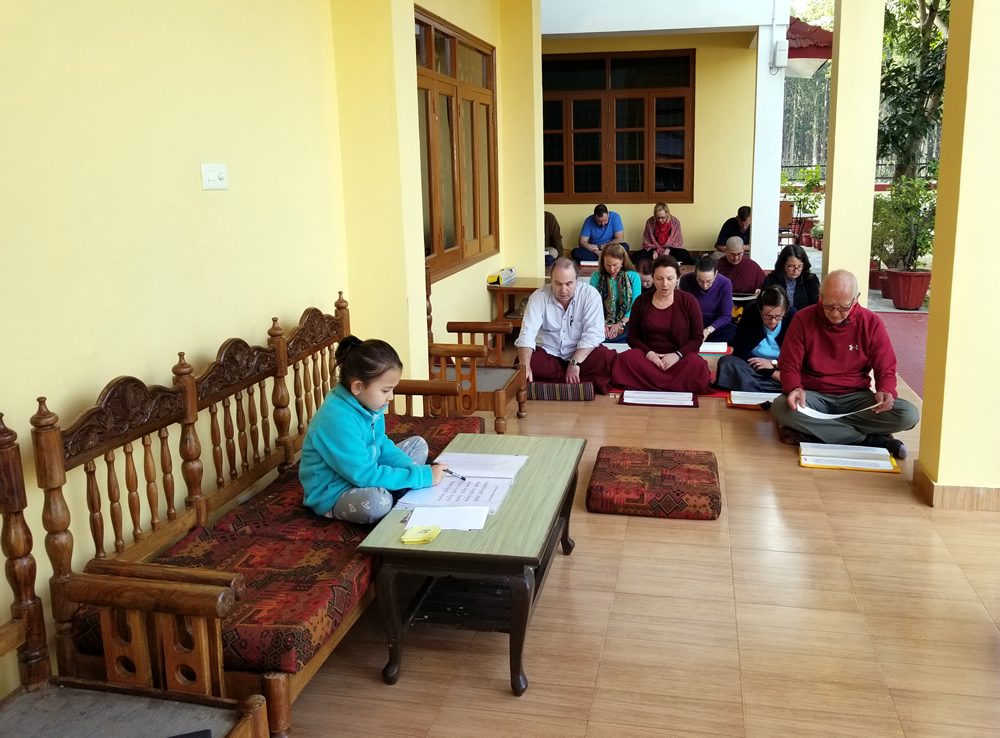 Tibetan reading class