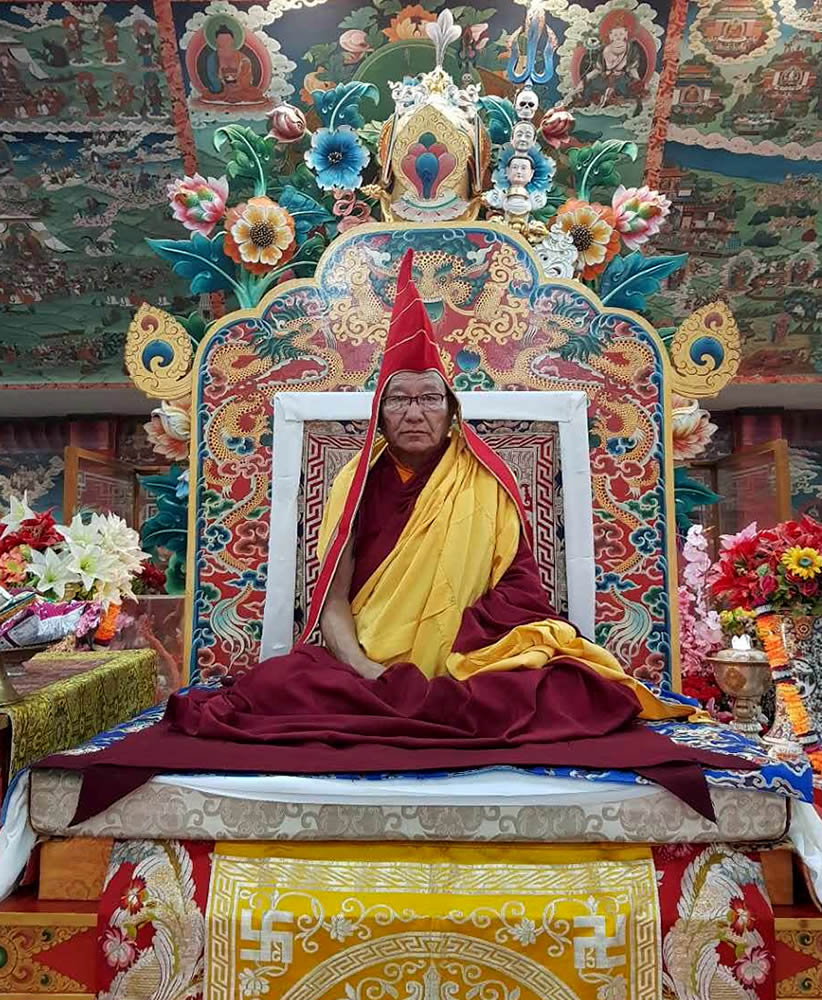 Tenzhug (long-life ceremony) offering to His Eminence Khochhen Rinpoche