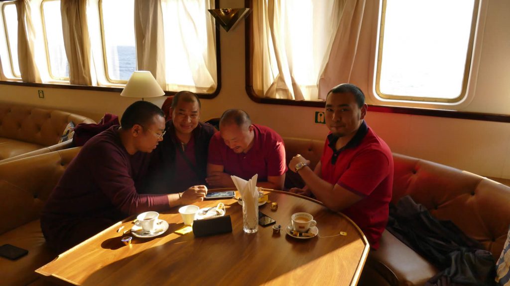 Boat Ride, Mahasangha 2018 in Greece