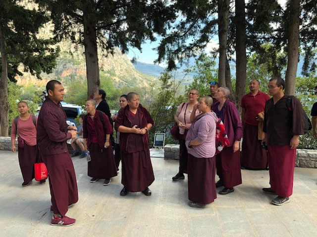 Excursion to Delphi, Mahasangha 2018 in Greece