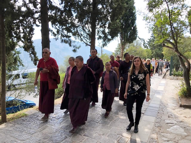 Excursion to Delphi, Mahasangha 2018 in Greece