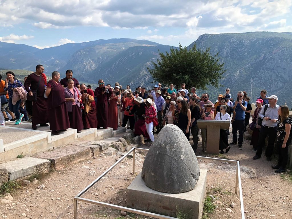Excursion to Delphi, Mahasangha 2018 in Greece