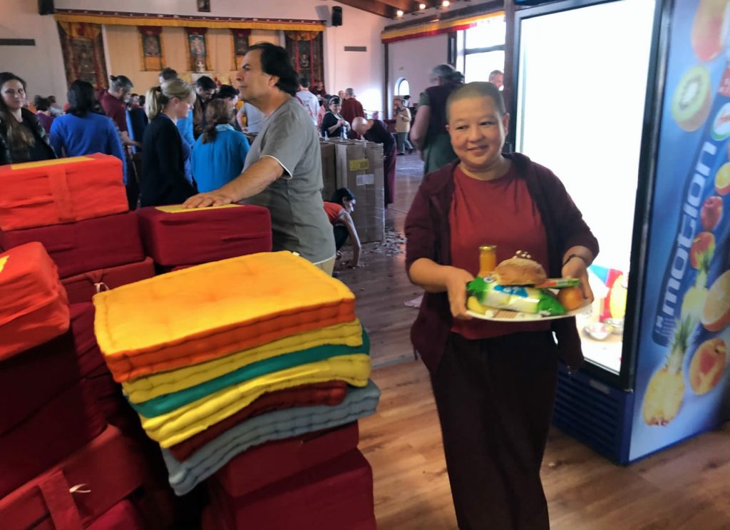 Preparing for Minling Dorsem Drubch&ouml;, Mahasangha 2018 in Athens