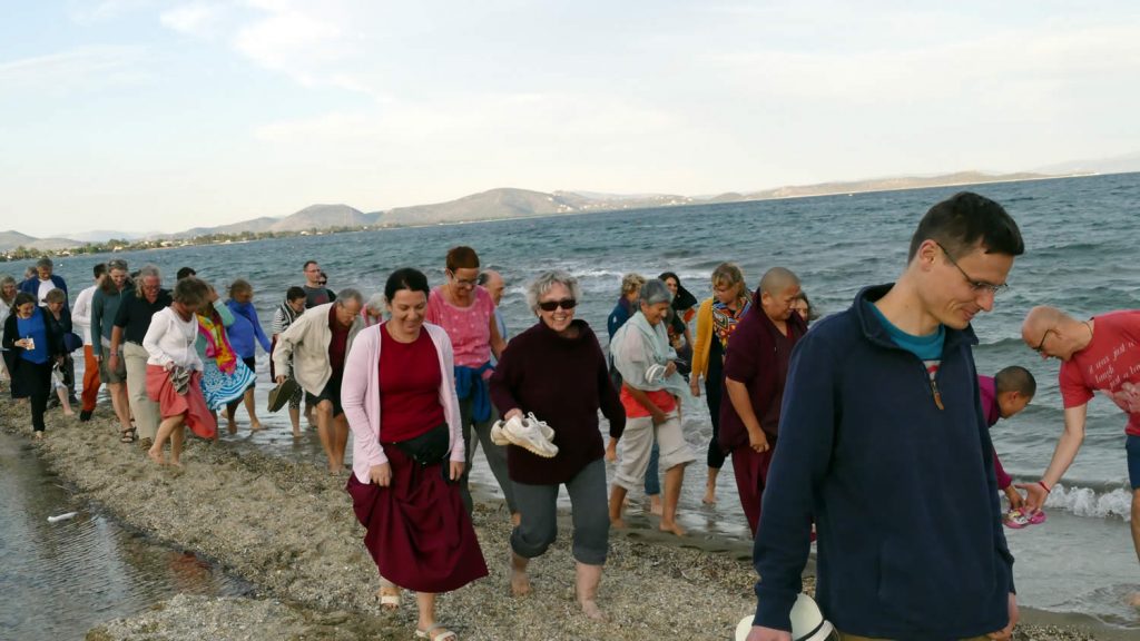 Relaxing Together, Mahasangha 2018 in Greece