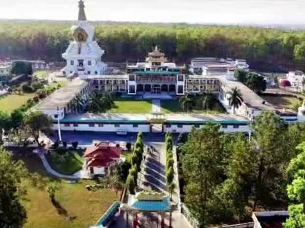 A view of Mindrolling Monastery